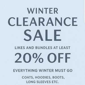 Winter Clearance Sale Poster